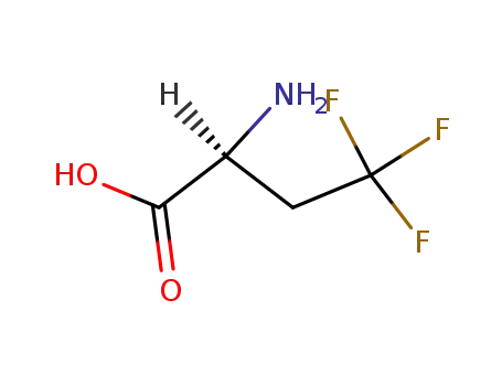 Molecular Structure of 15960-05-1 (2-AMINO-4,4,4-TRIFLUOROBUTYRIC ACID)