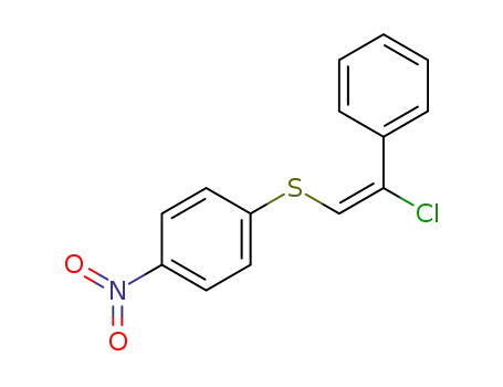 1-chloro-(E)-2-(p-nitrophenylthio)-1-phenylethylene