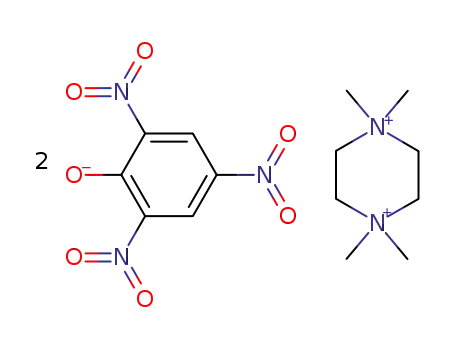 N,N,N',N'-Tetramethylpiperazinium dipicrate