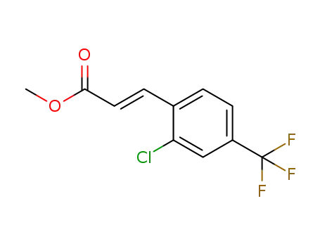 Methyl 3-[2-chloro-4-(trifluoromethyl)phenyl]acrylate, Methyl 3-[2-chloro-4-(trifluoromethyl)phenyl]prop-2-enoate