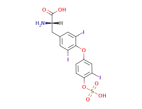 (2S)-2-AMINO-3-[3,5-DIIODO-4-(3-IODO-4-SULFOOXY-PHENOXY)PHENYL]PROPANOIC ACIDCAS