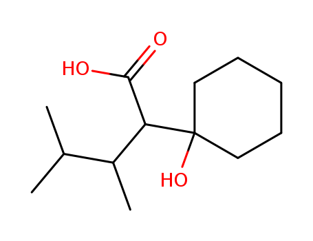 2-(1-hydroxycyclohexyl)-3,4-dimethyl-pentanoic acid cas  7465-27-2