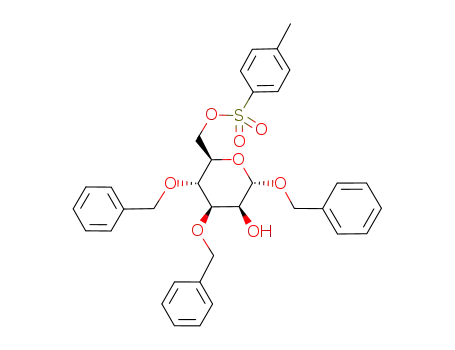 Toluene-4-sulfonic acid (2R,3R,4R,5S,6S)-3,4,6-tris-benzyloxy-5-hydroxy-tetrahydro-pyran-2-ylmethyl ester