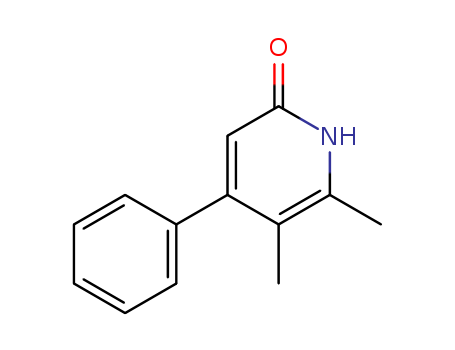 2(1H)-Pyridinone, 5,6-dimethyl-4-phenyl-