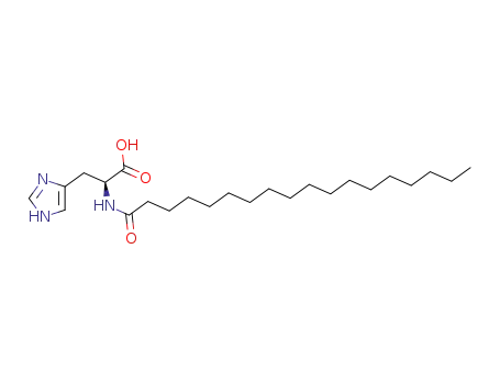 Molecular Structure of 19132-64-0 (N-stearoylhistidine)