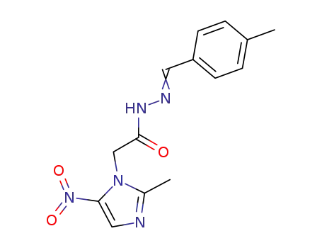 (2-Methyl-5-nitro-imidazol-1-yl)-acetic acid [1-p-tolyl-meth-(E)-ylidene]-hydrazide