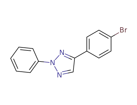 Molecular Structure of 20034-54-2 (2H-1,2,3-Triazole, 4-(4-bromophenyl)-2-phenyl-)