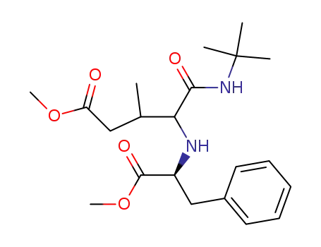 L-Phenylalanine, N-[(1R)-1-[[(1,1-dimethylethyl)amino]carbonyl]-4-methoxy-2-methyl-4-oxobutyl]-, methyl ester (9CI)