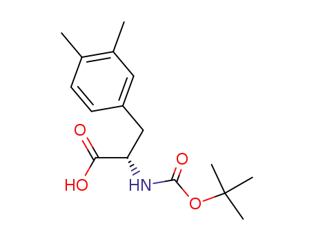 Molecular Structure of 1213310-14-5 (Boc-3,4-Dimethy-D-Phenylalanine)