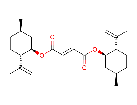 Molecular Structure of 593279-34-6 (di(-)-isopulegyl fumarate)