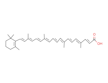 2,4,6,8,10,12,14,16,18-Nonadecanonaenoic acid,
4,8,13,17-tetramethyl-19-(2,6,6-trimethyl-1-cyclohexen-1-yl)-,
(2E,4E,6E,8E,10E,12E,14E,16E,18E)-