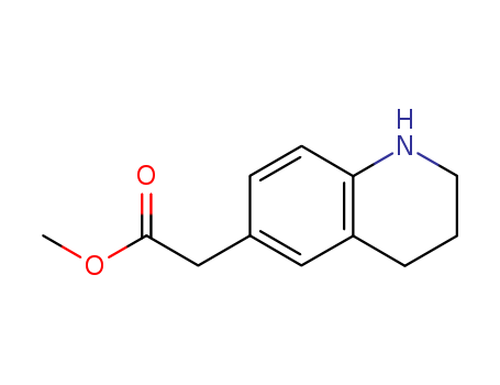 6-Quinolineacetic acid, 1,2,3,4-tetrahydro-, methyl ester