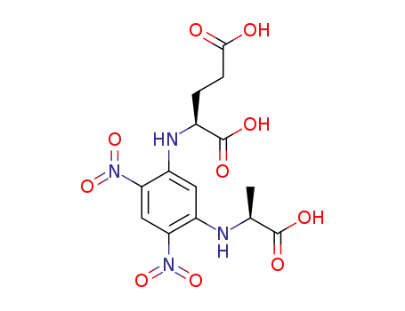 Molecular Structure of 1174518-50-3 (L-glutamate DNPA)
