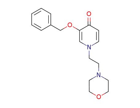 3-benzyloxy-1-(2-morpholin-4-yl-ethyl)-1<i>H</i>-pyridin-4-one
