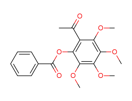Ethanone, 1-[2-(benzoyloxy)-3,4,5,6-tetramethoxyphenyl]-