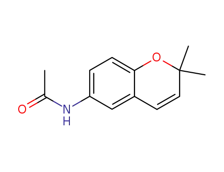 Molecular Structure of 19849-34-4 (Acetamide, N-(2,2-dimethyl-2H-1-benzopyran-6-yl)-)