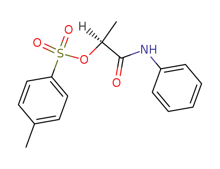 (<i>S</i>)-2-(toluene-sulfonyl-<sup>(4)</sup>-oxy)-propionic acid anilide