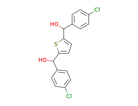 2,5-bis-[(4-chloro-phenyl)-hydroxy-methyl]-thiophene