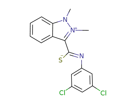 1,2-dimethyl-1H-indazolium-3-(N-3,5-dichlorophenyl)thioamidate