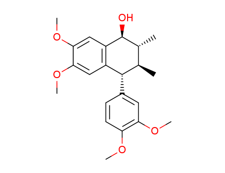 1-Naphthalenol,4-(3,4-dimethoxyphenyl)-1,2,3,4-tetrahydro-6,7-dimethoxy-2,3-dimethyl-, (1a,2b,3a,4b)- (9CI)
