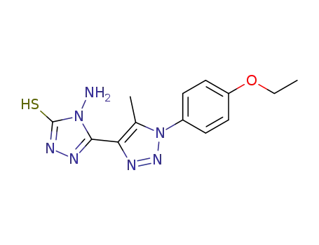 1-amino-5-[1-(4-ethoxyphenyl)-5-methyl-1,2,3-triazol-4-yl]-2-sulfanyl-1,3,4-triazole