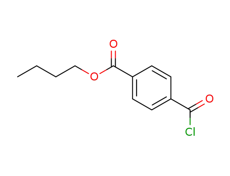 Molecular Structure of 39853-28-6 (4-(Chlorocarbonyl)benzoic acid butyl ester)