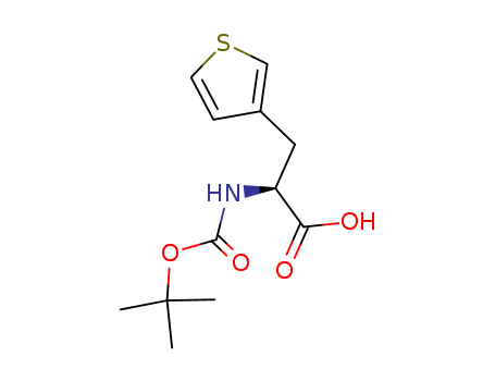 （αR)-α-[[（1,1-Dimethylethoxy)carbonyl]amino]-3-thiophenepropanoic acid[226880-86-0]