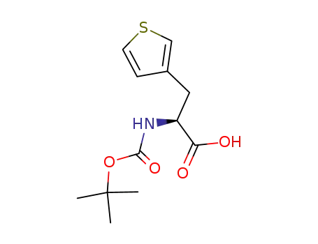 2-{[tert-Butoxy(hydroxy)methylidene]amino}-3-(thiophen-3-yl)propanoate