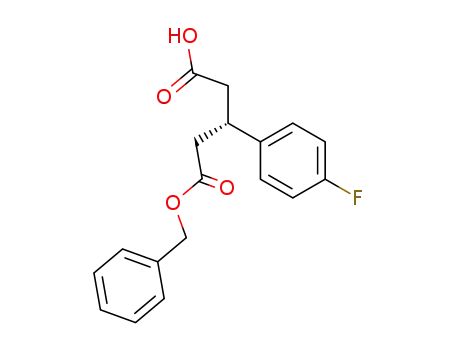 (S)-3-(4-fluorophenyl)-glutaric acid monobenzyl ester