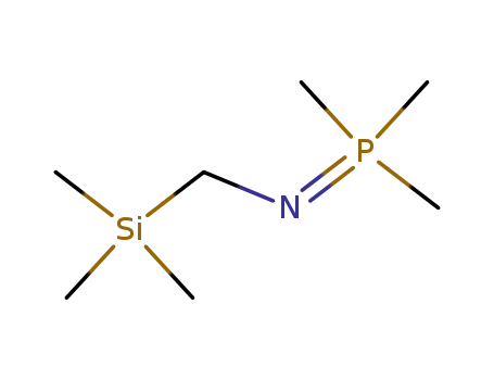 Molecular Structure of 883627-50-7 (N-trimethylsilylmethyl P-trimethyl-λ<sup>5</sup>-phosphazene)