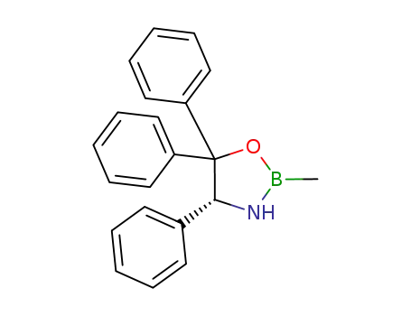 Molecular Structure of 155268-88-5 ((4R)-2-Methyl-4,5,5-triphenyl-1,3,2-oxazaborolidine)