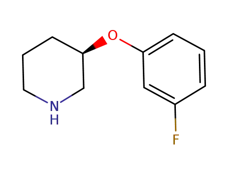 Molecular Structure of 946725-84-4 (3-(3-FLUOROPHENOXY)PIPERIDINE)