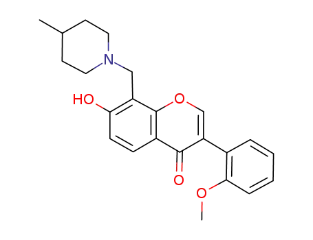 7-hydroxy-3-(2-methoxyphenyl)-8-((4-methylpiperidin-1-yl)methyl)-4H-chromen-4-one
