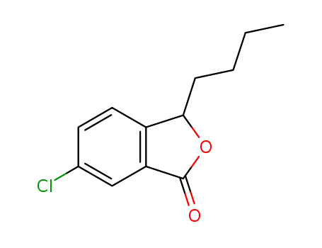 Molecular Structure of 185696-02-0 (1(3H)-Isobenzofuranone, 3-butyl-6-chloro-)