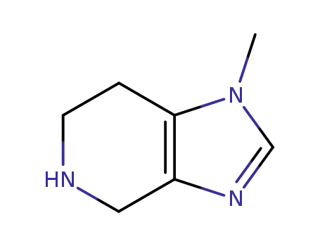 Molecular Structure of 87673-88-9 (4,5,6,7-tetrahydro-1-methyl-1H-Imidazo[4,5-c]pyridine)