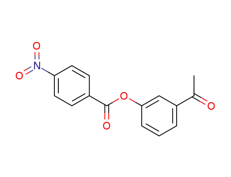 Molecular Structure of 62568-45-0 (Ethanone, 1-[3-[(4-nitrobenzoyl)oxy]phenyl]-)