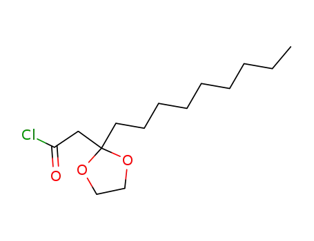 Molecular Structure of 1026983-94-7 ((2-nonyl-[1,3]dioxolan-2-yl)-acetyl chloride)