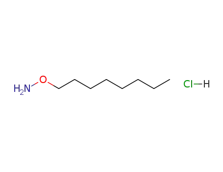 Molecular Structure of 62177-26-8 (Hydroxylamine, O-octyl-, hydrochloride)
