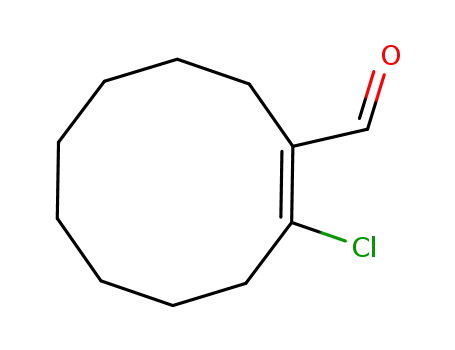 Molecular Structure of 892127-42-3 ((Z)-2-chlorocyclodec-1-ene-1-carbaldehyde)
