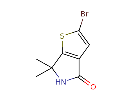 2-bromo-6,6-dimethyl-5,6-dihydro-4H-thieno[2,3-c]pyrrol-4-one(1951483-76-3)