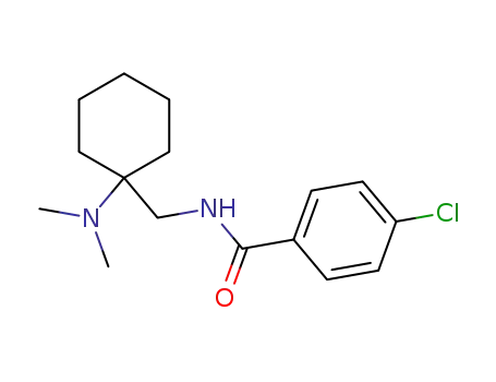 Molecular Structure of 41805-00-9 (4-Chlorbenzamidomethylcyclohexyldimethylamin)