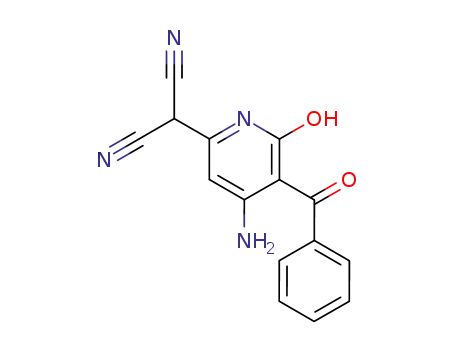 4-amino-5-benzoyl-2-dicyanomethyl-6-hydroxypyridine
