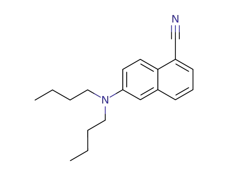 1-Naphthalenecarbonitrile, 6-(dibutylamino)-