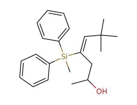 trans-6,6-dimethyl-4-[methyl(diphenyl)silyl]hept-4-en-2-ol
