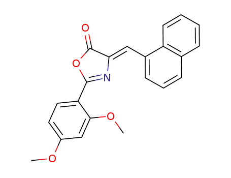 5(4H)-Oxazolone,
2-(2,4-dimethoxyphenyl)-4-(1-naphthalenylmethylene)-, (4Z)-
