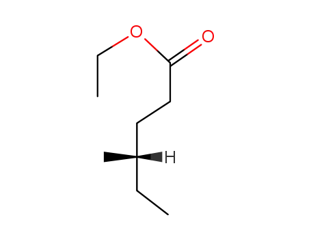Hexanoic acid, 4-methyl-, ethyl ester, (S)-