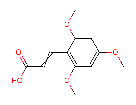 Molecular Structure of 13063-09-7 (2,4,6-TRIMETHOXYCINNAMIC ACID)