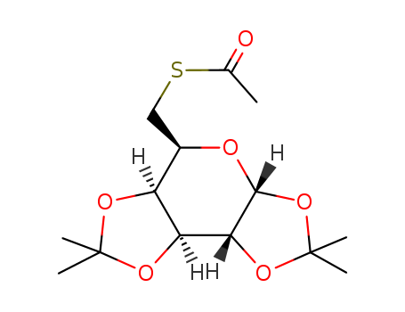 1,2:3,4-Di-O-isopropyliden- 6-deoxy-6-thioacetyl-alpha-D-galactopyranose