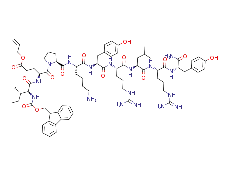 Fmoc-Ile-Glu(O-All)-Pro-Lys-Tyr-Arg-Leu-Arg-Tyr-CONH<SUB>2</SUB>