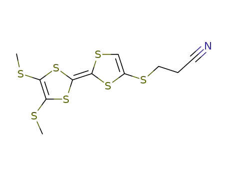 Propanenitrile,
3-[[2-[4,5-bis(methylthio)-1,3-dithiol-2-ylidene]-1,3-dithiol-4-yl]thio]-